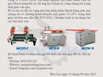 Thông báo giảm giá